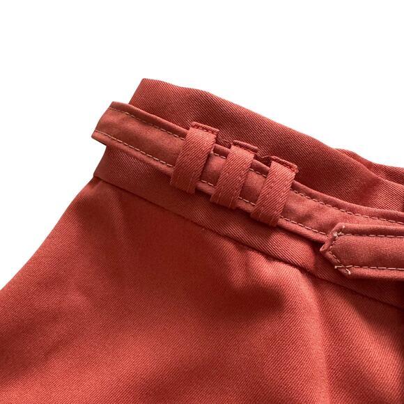 Vintage What's In a Name Wide leg Bell bottom pants Women 25 Orange Union 80s - Picture 4 of 16